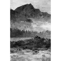 Parvez Taj Mračna i tajanstvena planina Slikarski tisak na zamotanom platnu