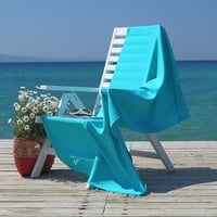 Linum Home turski ljetna zabava Monogramirani pestemalni ručnik za plažu