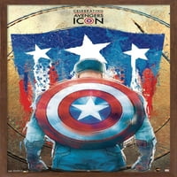 Marvel Comics - Kapetan Amerika - 75. zidni plakat, 14.725 22.375