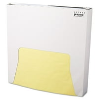 Omoti i umetci od papira otpornog na masnoću od 12 komada, žuti, 1000 kutija, kartonske kutije