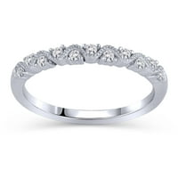 Carat T.W. Dijamantni modni prsten od bijelog zlata od 10kt