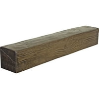 Ekena Millwork 4 H 4 d 36 W s pijeskom FAU Wood Kamin Mantel, Premium Mahagoni