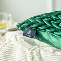 Dekorativni jastuk za bacanje Phantoscope Designer, pahuljasti paket od krzna i prekriveni baršun, za spavaću sobu