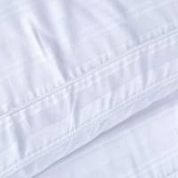 Puredown pamučna guska dolje jastuk, kralj, bijela, set od 2