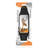 Trčanje sportskog pojasa za iPhone 6s ili uređaj s dva džepa i LED u crnoj boji