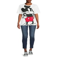 Grafička majica Mickey Mouse Juniors s kratkim rukavima