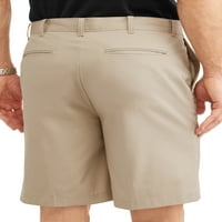George muški 9,5 Twill Flat Front Shorts