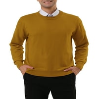 Jedinstvene ponude muški ležerni okrugli vrat Dugi rukavi pleteni džemper pulovera
