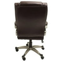 ALC6121CF visoki uredski stolac, ergonomska stolica za računalne stolne stolice, smeđa pu kožu