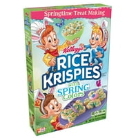 Kellogg's Rice Krispies proljetne boje žitarice 9. Oz kutija